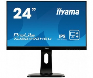 IIYAMA Monitor ProLite SPEAKERS,ULTRASLIM,USB  [XUB2492HSU-B1]