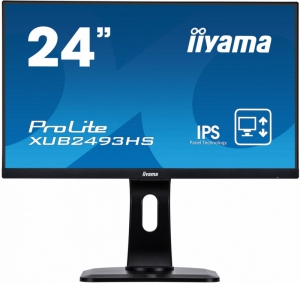 IIYAMA Monitor ProLite UltraSlim IPS FlickerFree BlueLightReducer [XUB2493HS-B1]