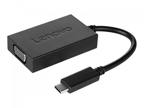 Lenovo - adapter USB-C do VGA + zasilanie [4X90K86568]