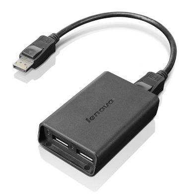 Lenovo - adapter z DispalyPort do 2x DisplayPort (F) [0B47092]