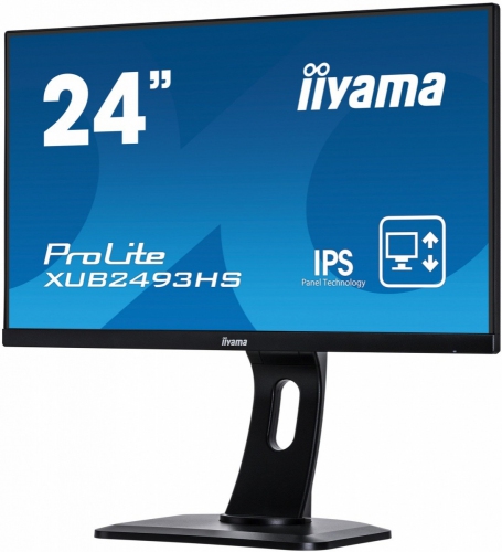 IIYAMA Monitor ProLite UltraSlim IPS FlickerFree BlueLightReducer [XUB2493HS-B1]